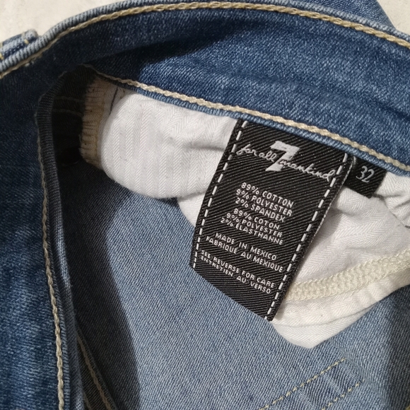 7 For All Mankind Skinny Fit Ankle Gwenevere Jeans size 32 - Picture 9 of 9